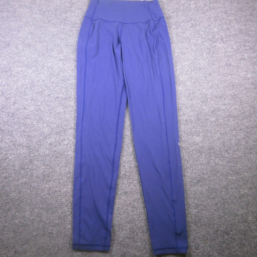 Lululemon‎ Leggings Womens 6 Blue High Rise Ankle Skinny Yoga Athletic Pants